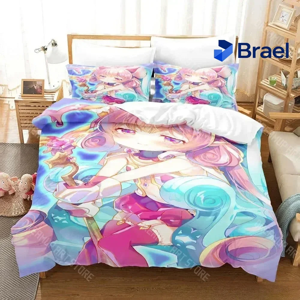 Exquisite 3D Print Princess Connect! ReDive Neneka Bedding Set Single Twin Full Queen King Size Bed Set Adult Kid Bedroom Duvet