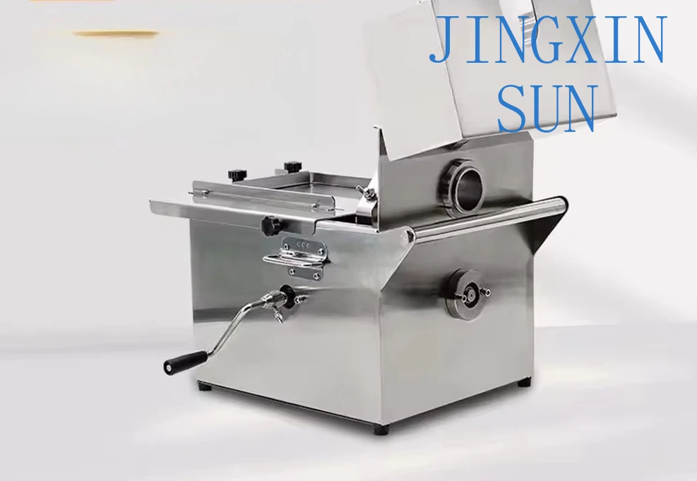 Manual desktop sausage bundling and connecting device, suitable for home butchers and farm shops
