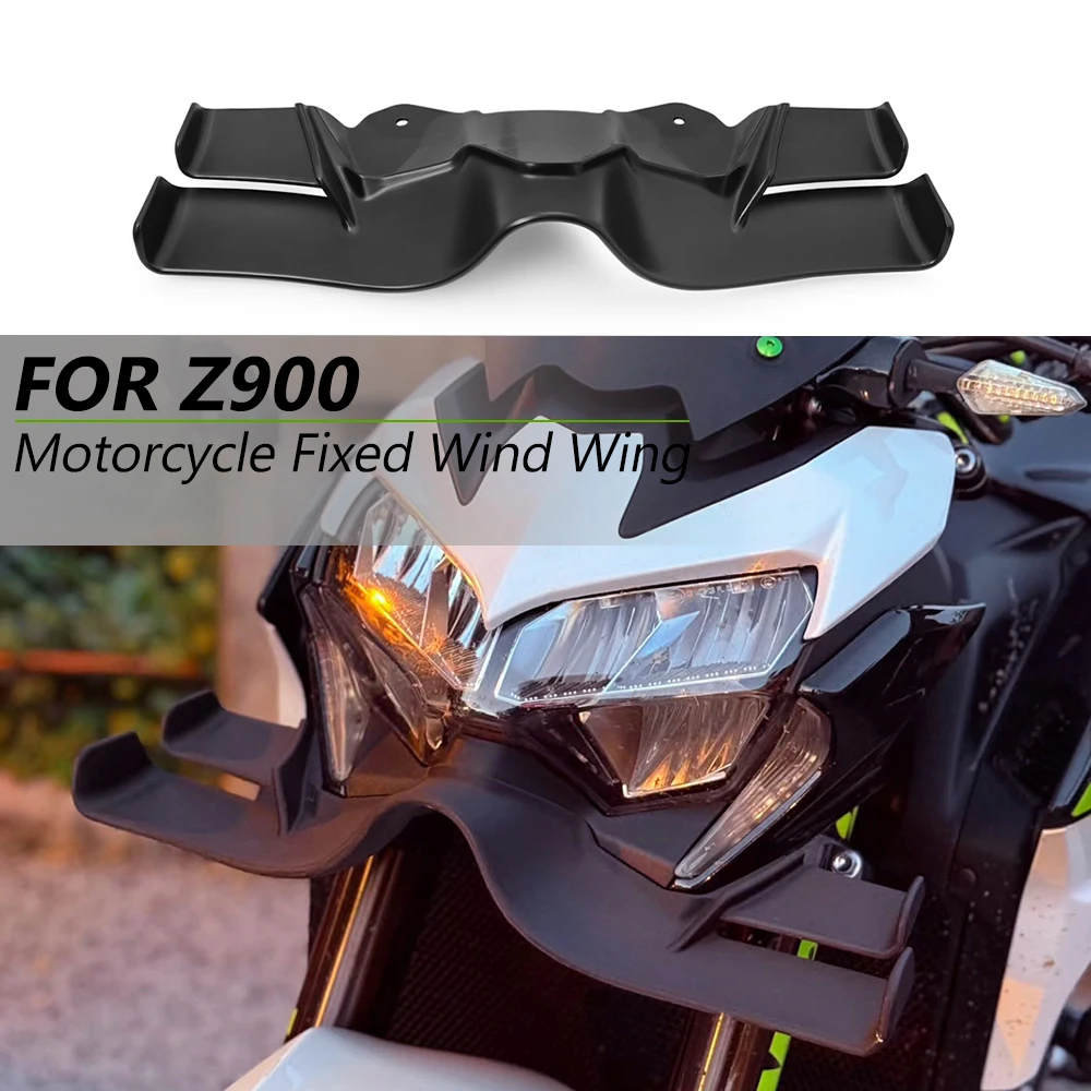 

Новый боковой спойлер для мотоцикла, фиксированное аэродинамическое крыло, передний обтекатель для Kawasaki Z900 2024, Z900 2020-2023