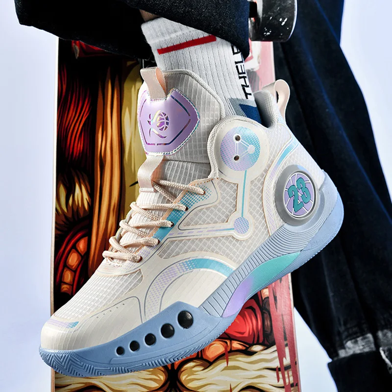 2023 Summer New Sports Breathable Durable Shock Absorbing Women's Sports Shoes Men's Basketball Shoes Couple's Casual Shoes