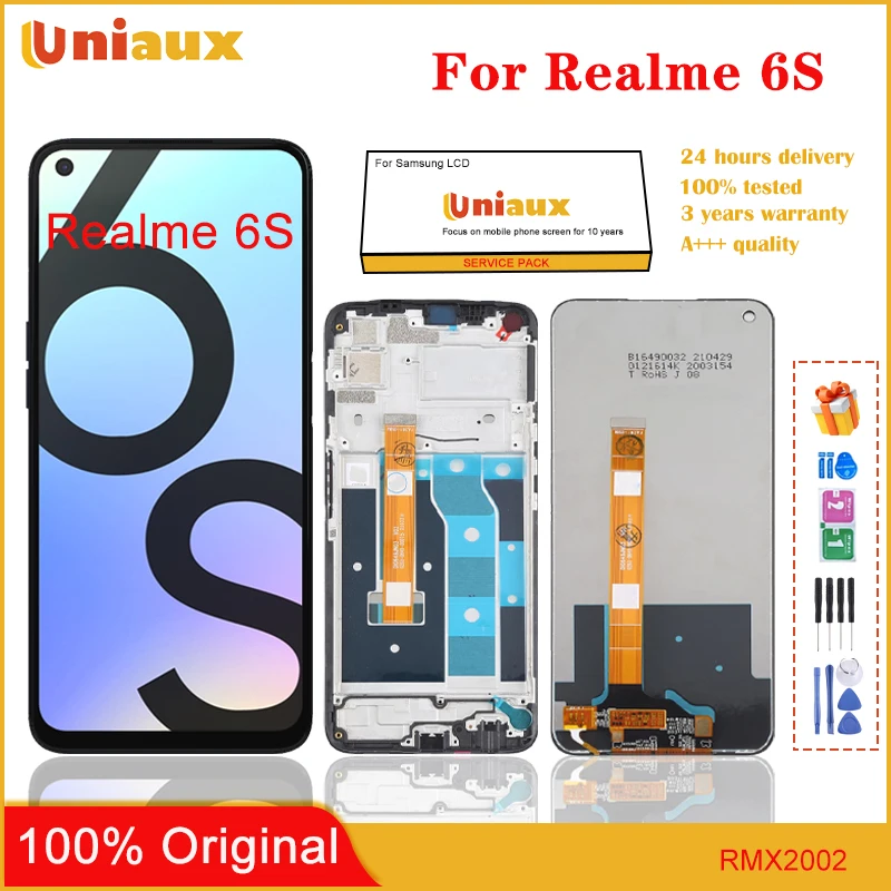 For Realme 6S Mobile Phone LCD Screen Display assembly Touch Screen LCD Panel Replacement