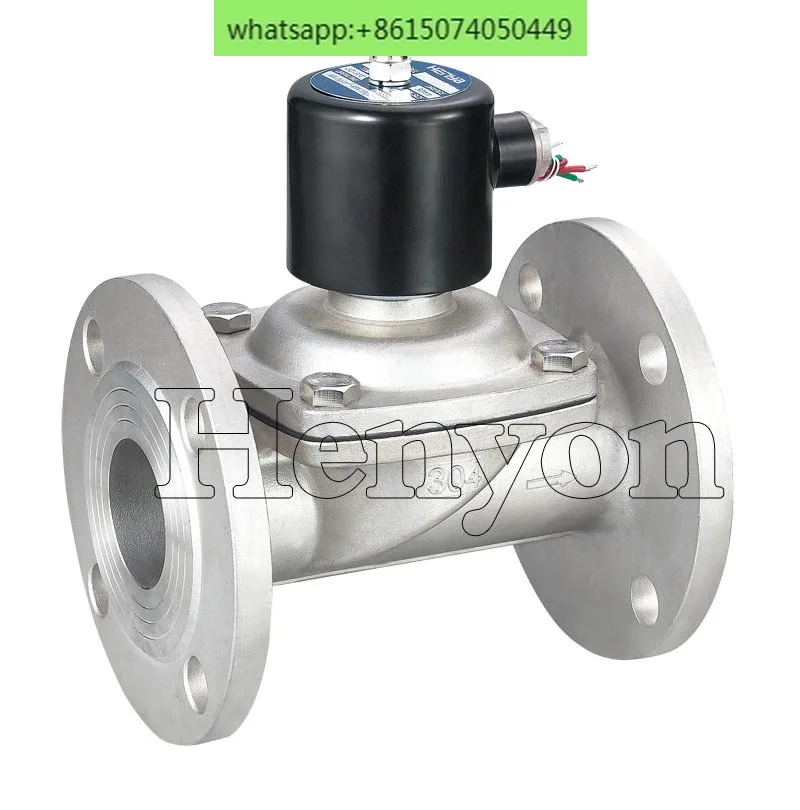 

Фланцевый электромагнитный клапан из нержавеющей стали DN50 2W500-50BF/2S500-50F водяной клапан, давление 10 кг