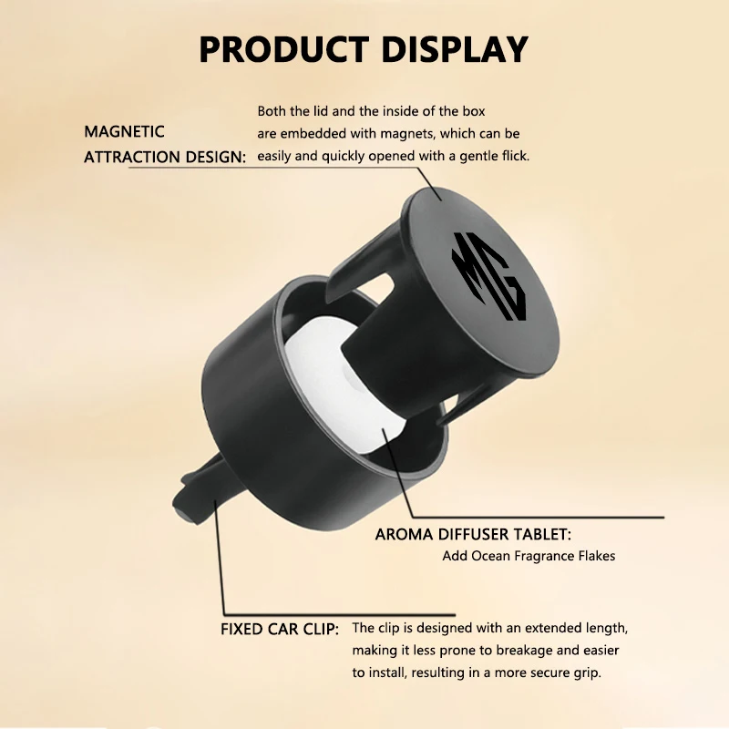 For MG Car Air Vent Perfume Freshener Flavoring Auto Interior Accessories GS Pilot GT 3 6 5 7 HS ZS ZX - view 4