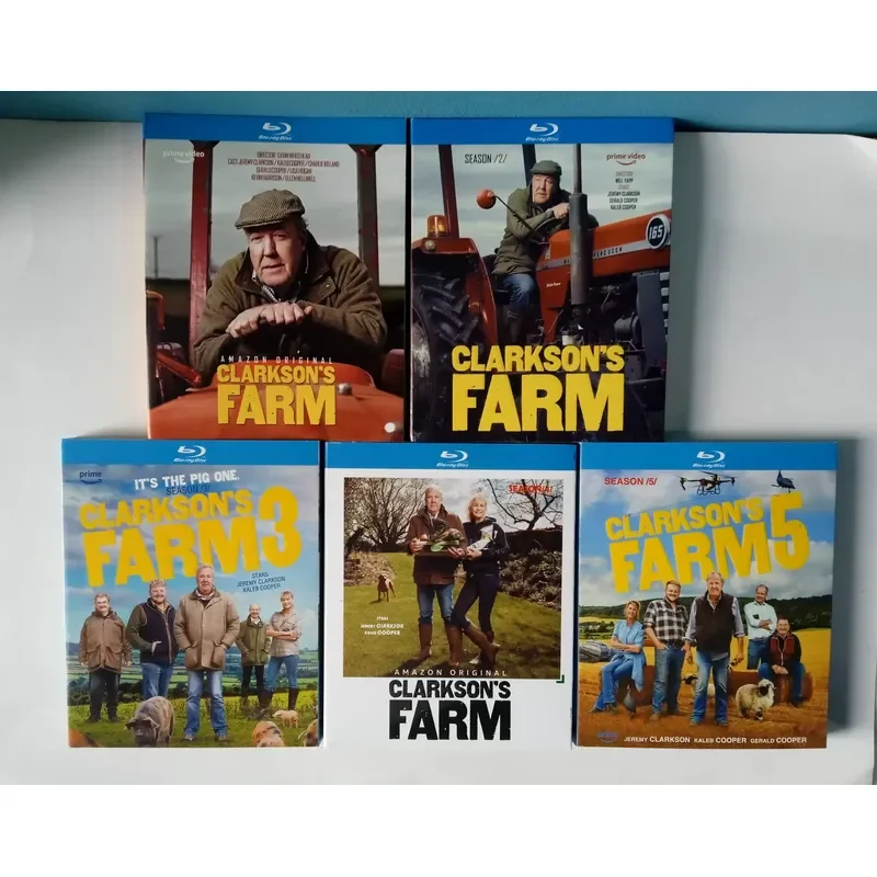 Brand New Sealed Box Set Blu Ray Discs Clarkson s Farm Season 1 to 5 Jeremy Clark