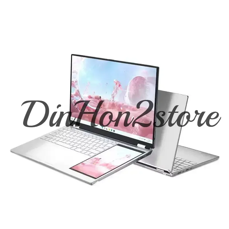 15.6 Inch + 7 Inch Dual-screen Touchscreen Laptop Thin Office Design Game Book