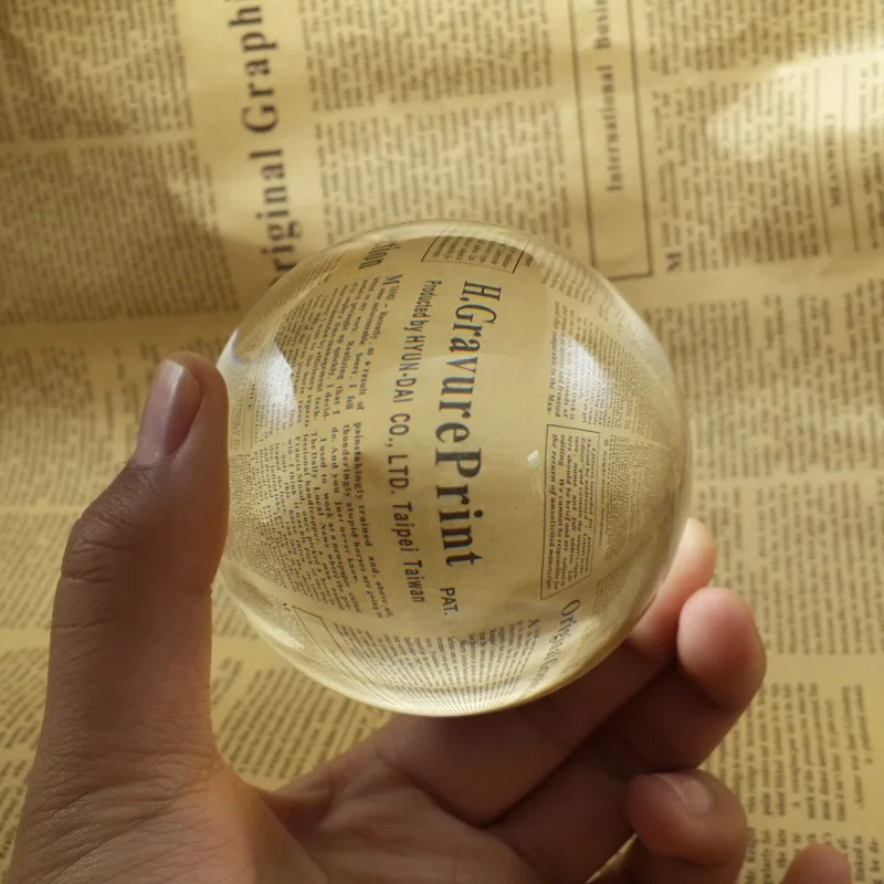 XTOOL K9 Crystal Ball with Wooden Base for 3D Laser Engraving Photo High quality Ball Clear Sphere Crystal Gift