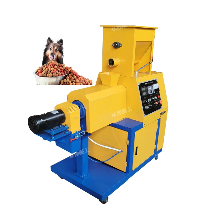 

Stainless dog cat feed petfood extruder,small pet dog food making machine