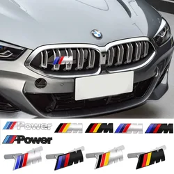 1PC BMW Sports Car Front Grille Trunk Badge Logo Aticker Accessories For BMW M POWER F13 F15 F16 F30 F34 F32 F31 E36 E46 E39 F30