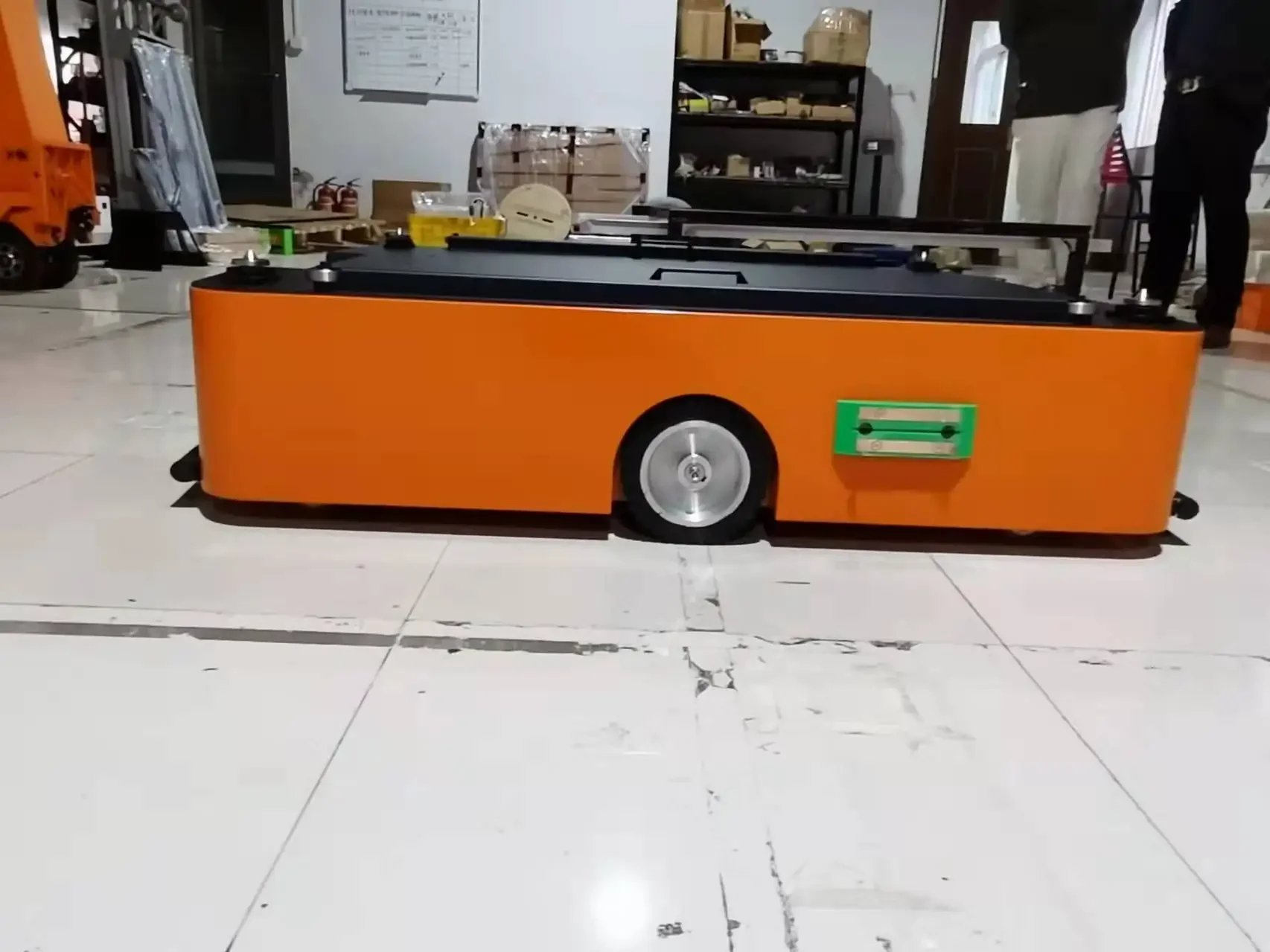 New Design Intelligent QR Code Navigation AGV Automatic Guide Vehicle Warehouse Robot