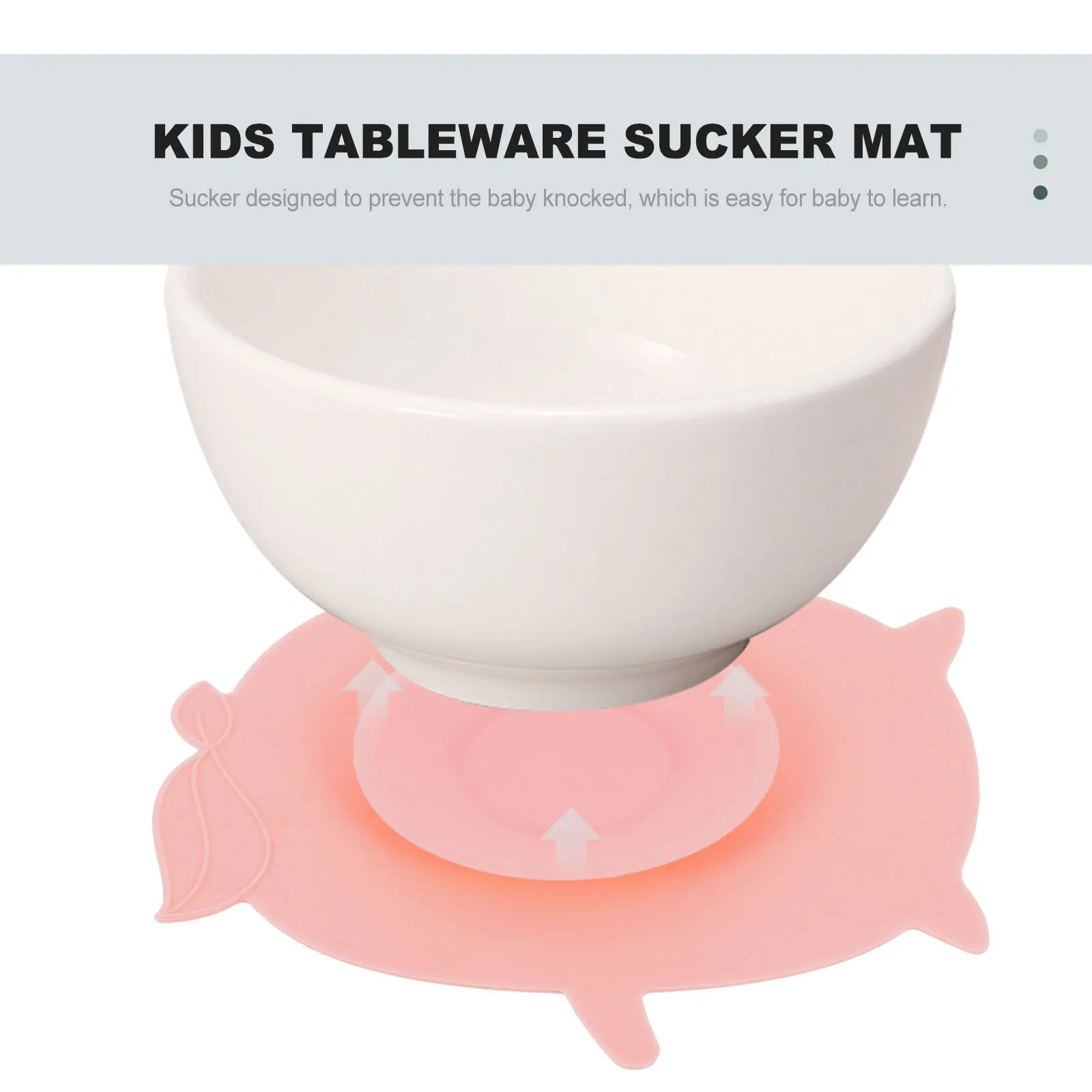 

1 шт. противоскользящая силиконовая миска для кормления ребенка, коврик на присоске, сильная присоска, детская посуда, нескользящая подставка для столовых приборов, подставка на присоске