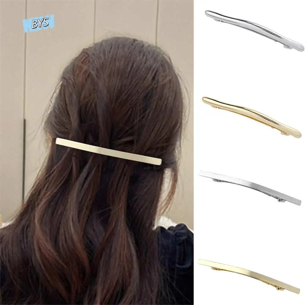 Headwear Horizontal Clip Metal Side Clip Hair Wear Women Hair Accessories Simple Hair Clip Korean Style Hair Wear Irregular