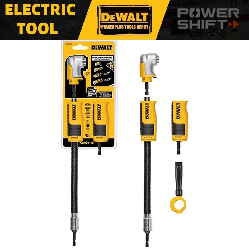 DEWALT DWAMRASET Modular Right Angle Attachment Set 4 in 1 Detachable Adapter Screwdriver Electric Drill Tools Part