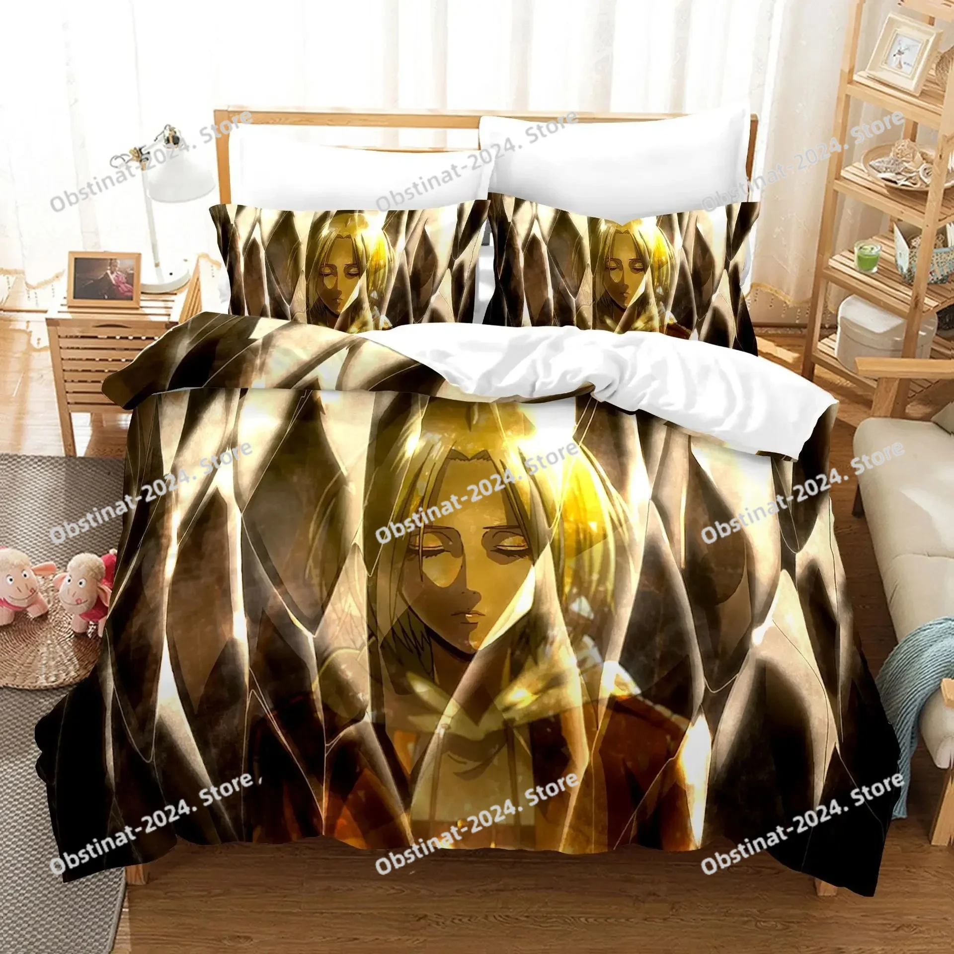 nuevo-juego-de-cama-attack-on-titan-attack-on-titan-funda-nordica-estampada-funda-de-almohada-juegos-individuales-de-doble-estilo-queen-king-size