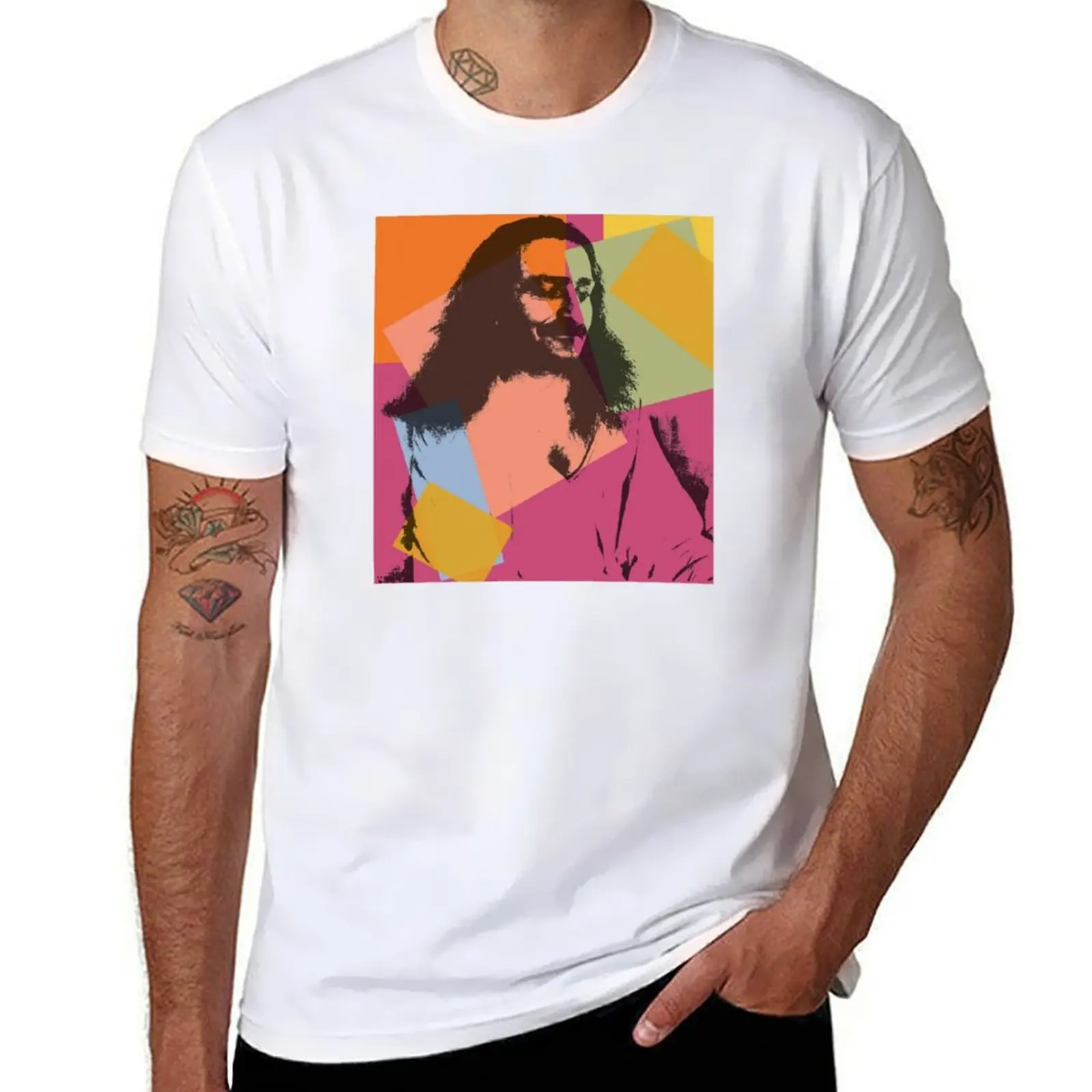 

Pop Art Meher Baba T-Shirt mens graphic t shirts man t shirt summer
