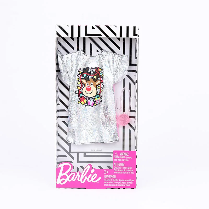 Barbie Fashionista Serie Puppe Dress Up Kleidung Zubehör Diy Klassisches Kleid Anzug für Puppe Mädchen Spielhaus Spielzeug Geschenke
