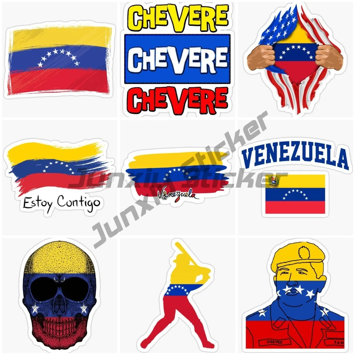 

Venezuela Map Flag Car Sticker Car Window Sticker Bumper Racing Laptop Helmet Trunk Wall Bicycle Vinyl Decal