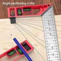 Quick-Positioning Angle Ruler Drawing Tool High-Precision L-Shaped Right Angle Ruler Stainless Steel Multi-Angle Measuring Ruler 2