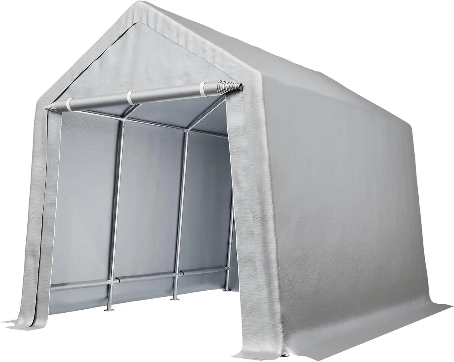 

Portable Steel Pe Carport Waterproof Outdoor Shelter Storage For Car And Garden Tools