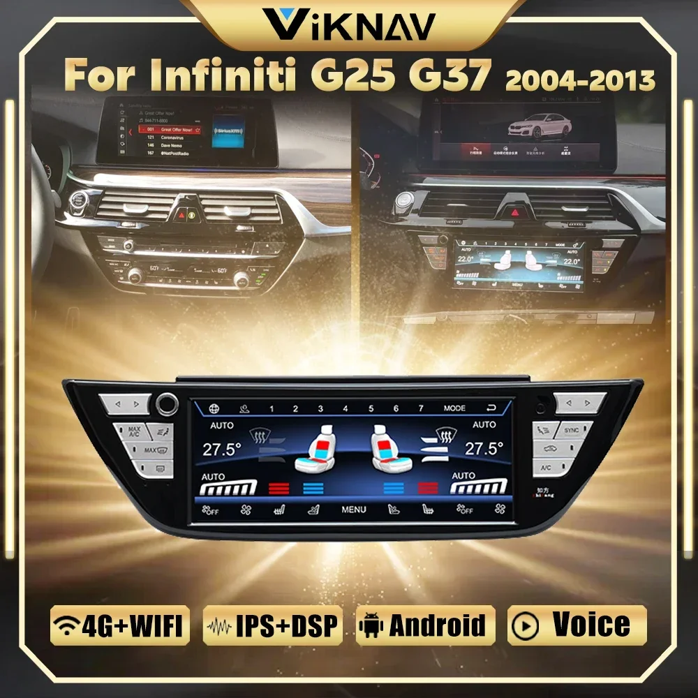Pantalla climática de Panel de CA para BMW 5 Serie 6 GT X3 X3M X4 X4M M5 2018-2022 asiento de CA Control de voz tablero LCD Digital