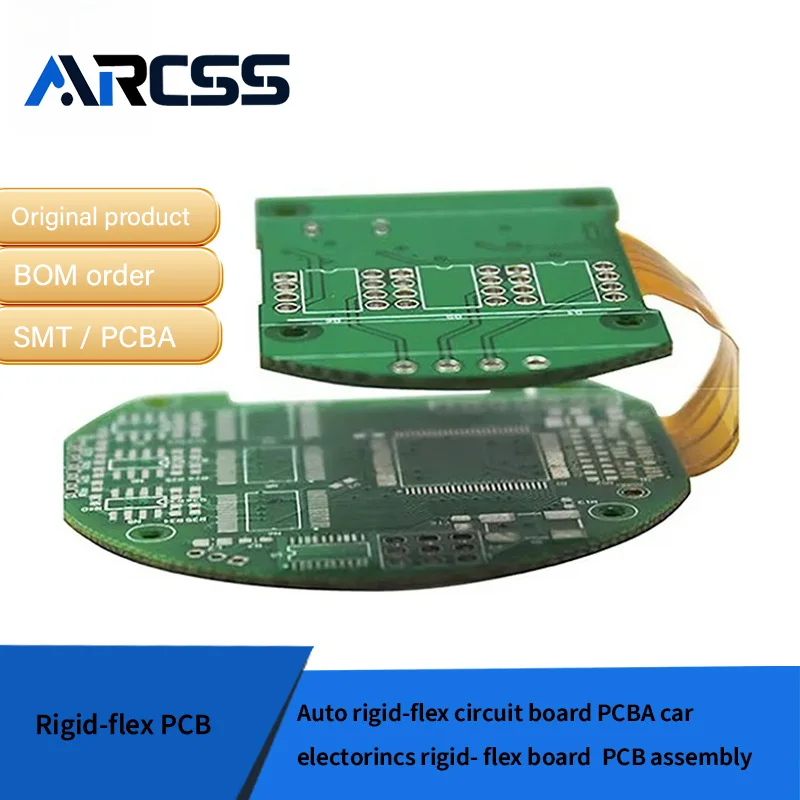 Placa de circuito rígido-flexível automática PCBA elettori de carro montagem PCB de placa rígida-flex