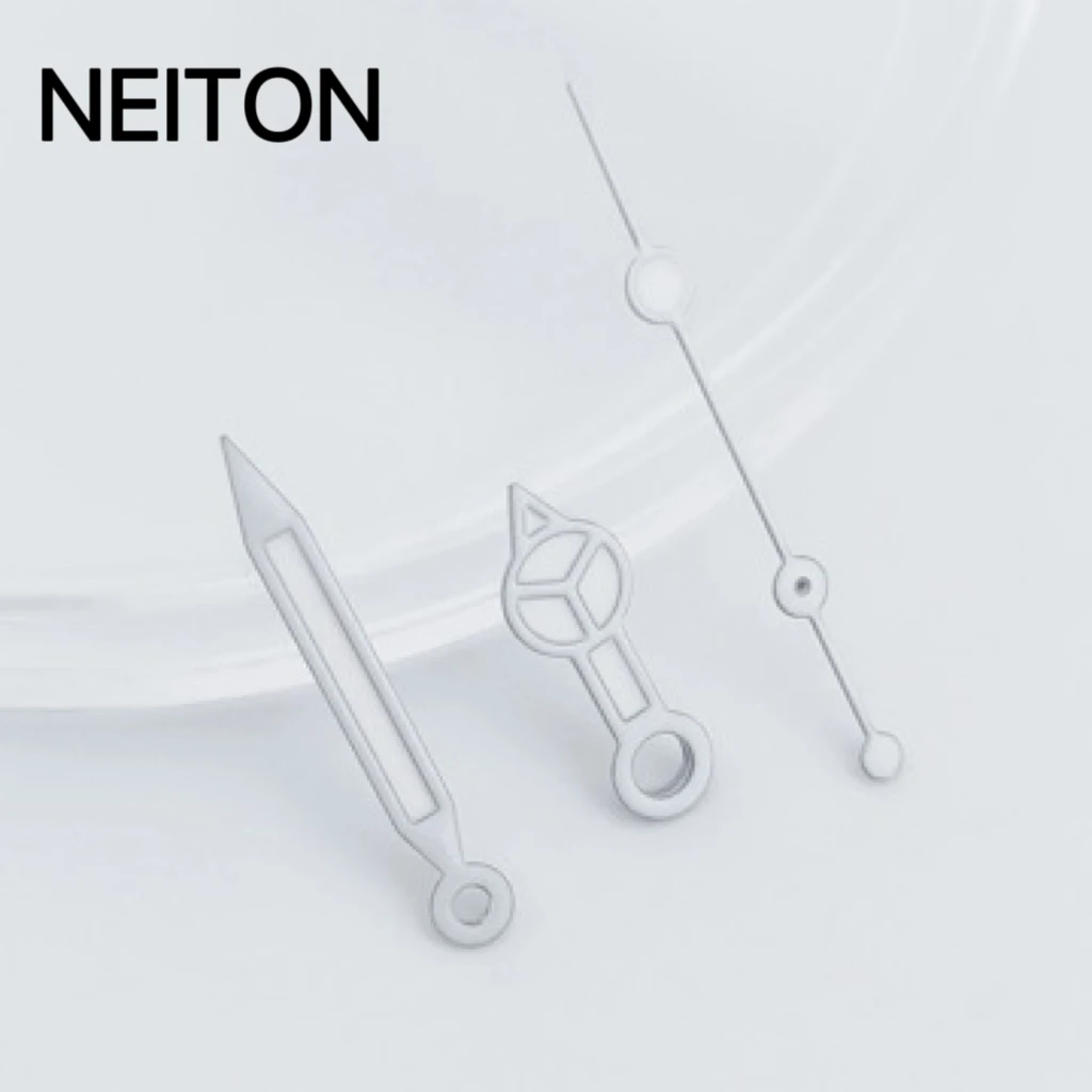 NEITON fit NH35 NH36 Uhrwerk Uhrzeiger SUB Style Silber Uhrzeiger grün leuchtend