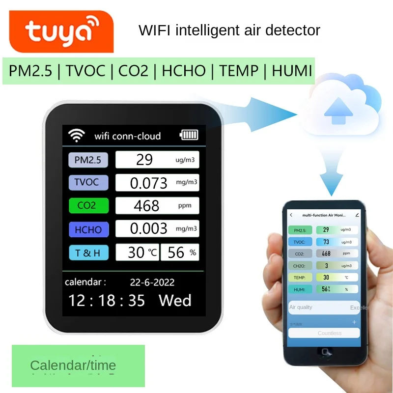 Qualidade do ar Multifuncional Detector Qualidade do ar Detector Voc Tools Comércio Exterior