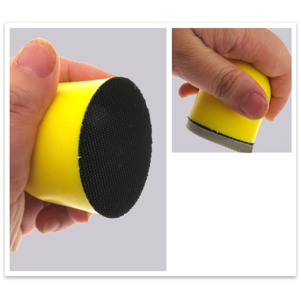 

Sand Polishing Hand Grinder Pad Grinding Sponge Sandpaper Yellow PU Sanding Disc