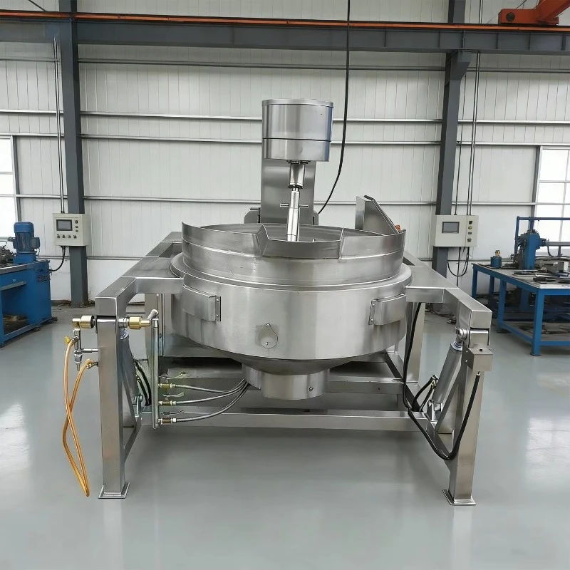 Multifunctional Gas-heated Planetary Wok Kitchen Cooking Machine Sauce Frying Equipment