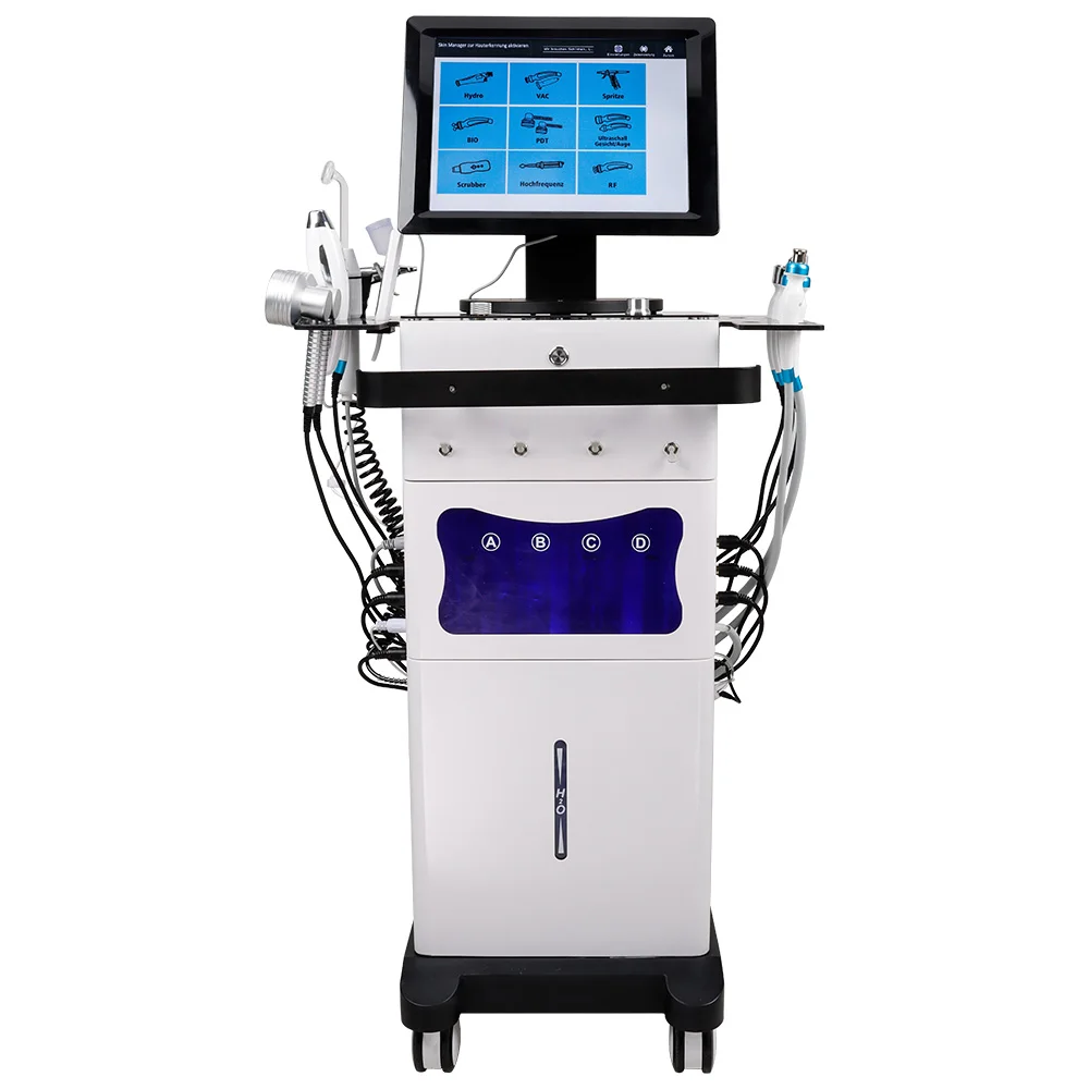 Facial Machine Needle Mesotherapy Deep Clean Hydrro Machine Peel Microdermabresion Machine Diamond  Dermabrasion Oxygen Jet Aqua