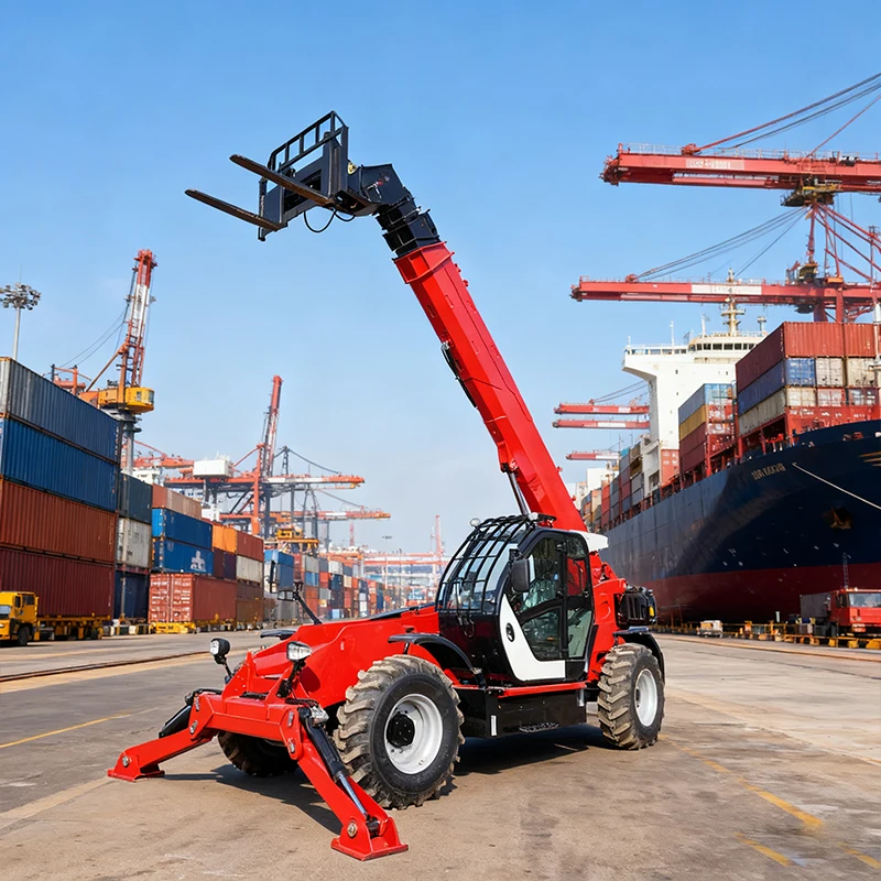 Forklift Teleskopik 10 Ton, Me - Telescopic Handler Boom ulasan dan harga