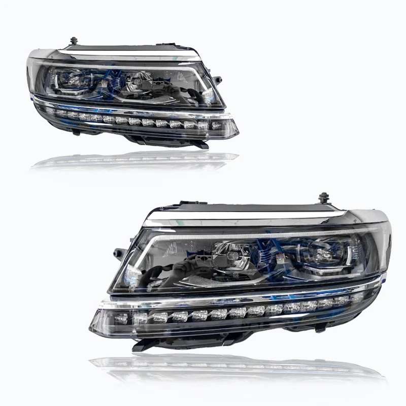 

Оригинальная автомобильная светодиодная фара, подходящая для Volkswagen Tiguan L 2017-2021, обновление 12 В, автомобильная передняя фара