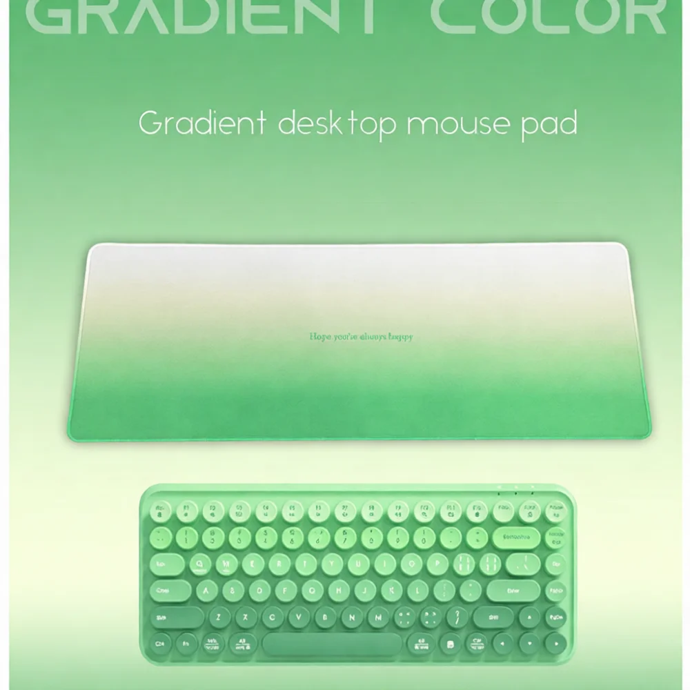 Minimalist Style Gradient Desk Mat Large Mouse Pad Gaming Office Keyboard Pad Anti Slip Rubber Surface Table Decor