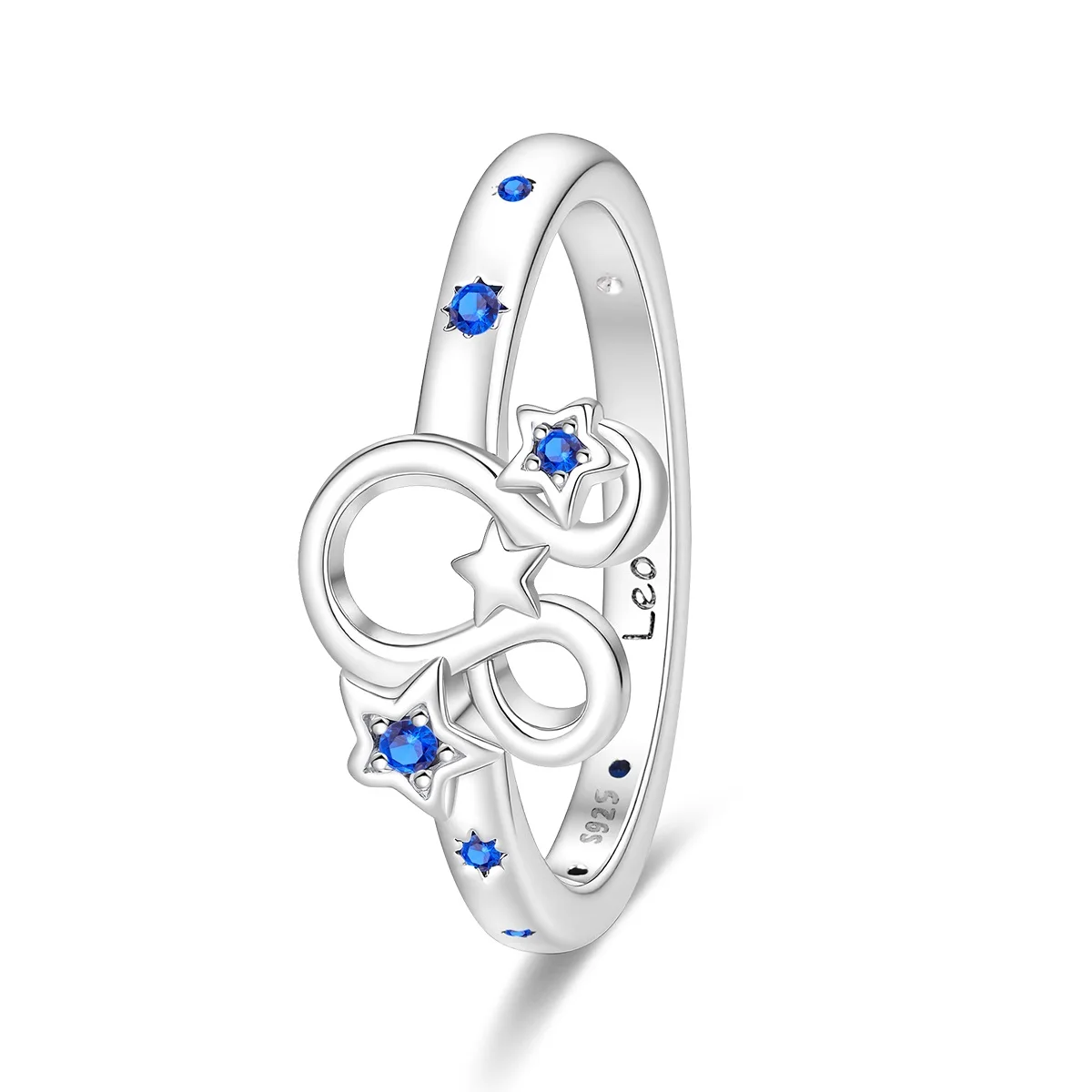 Rotating Cross Ring original 925 silver Valentine's fine gift women jewelry Engraved Design Shiny Daily Fashion Couple Accessory