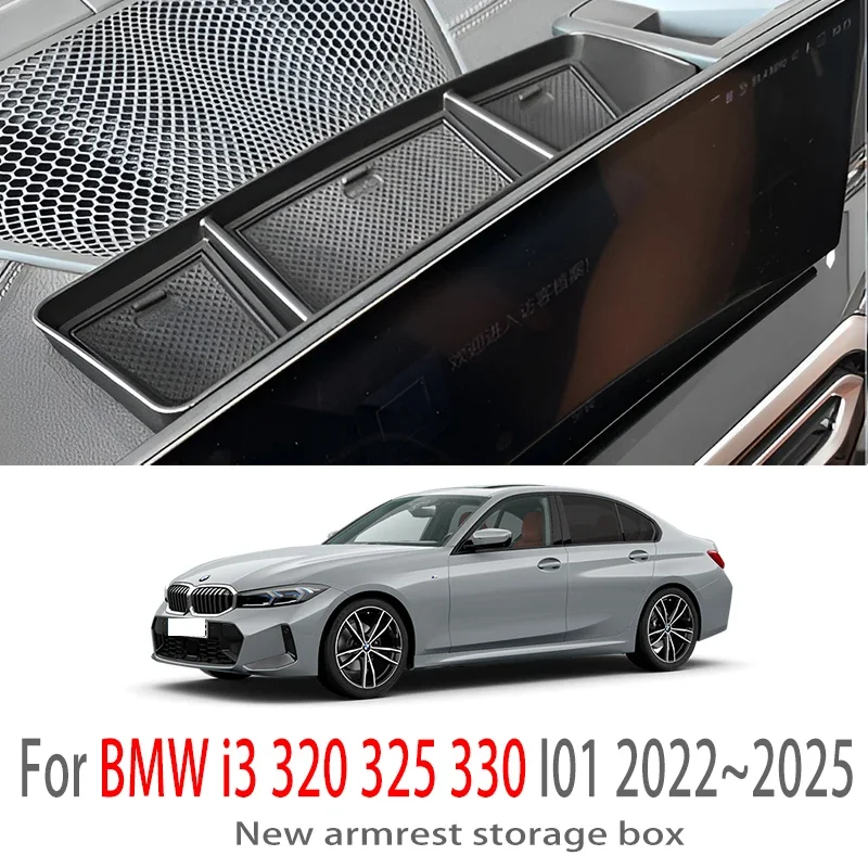 

Car Accessories For BMW i3 320 325 330 I01 2022~2025 2023 Center Console Armrest Storage Box Multifunctistorage Interior Parts