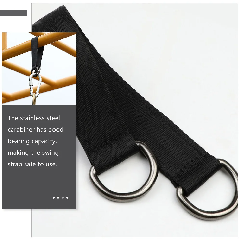 

6pcs Heavy Duty Straps Premium Polyester Hammock Ropes Adjustable Tree Swing Hanging Kits Camping Hiking Picnic Outdoor Swing