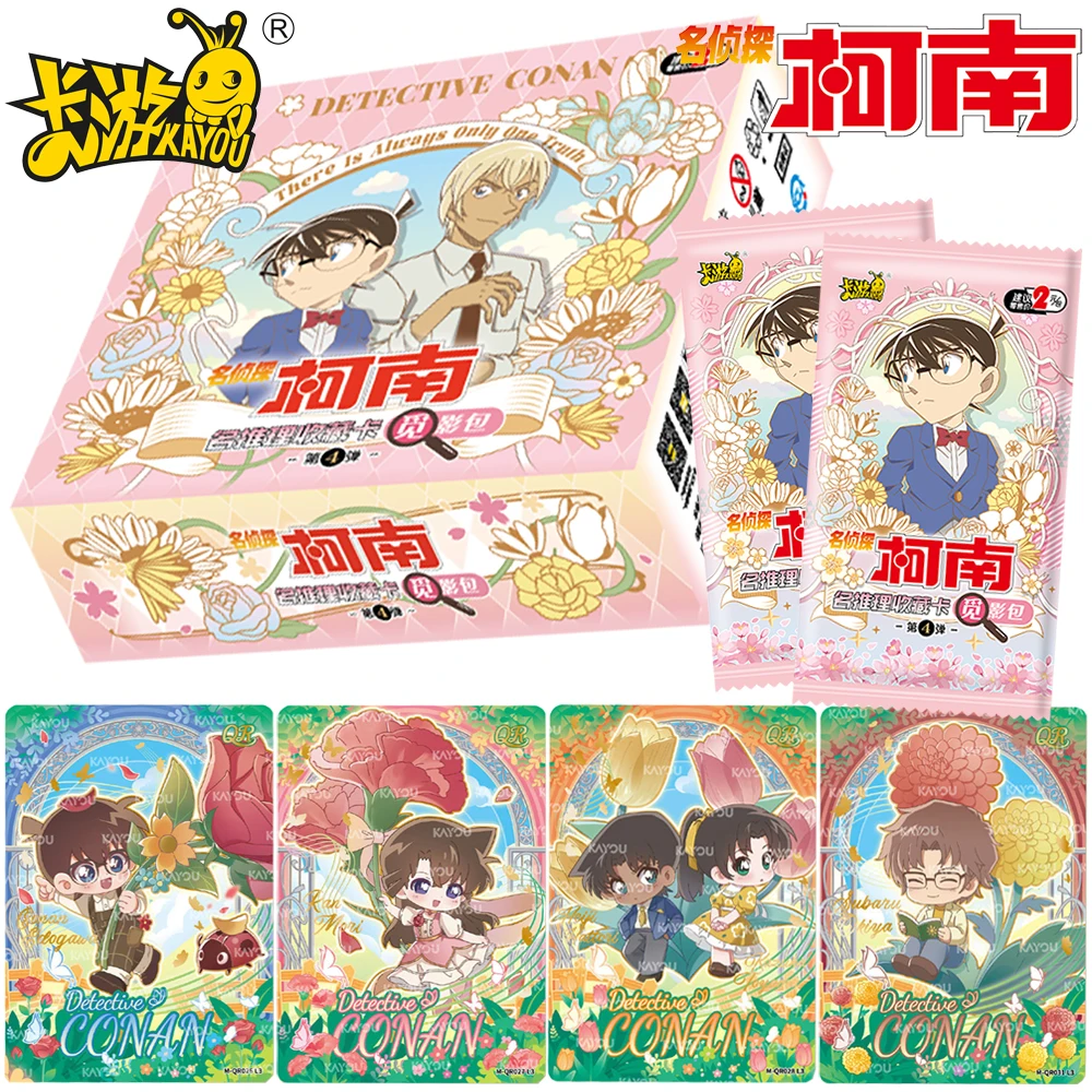 New Original Kayou Detective Conan Collection Card Mystery Theme Japanese Anime Character Card Toys Treasure Gifts for Friends