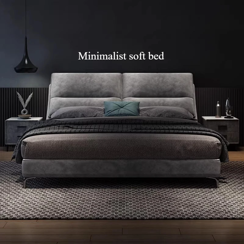 

Европейские минималистичные каркасы кроватей Queen без матраса, двуспальные кровати-софа с местом для хранения, полноразмерные, мебель для дома, аксессуары для дома