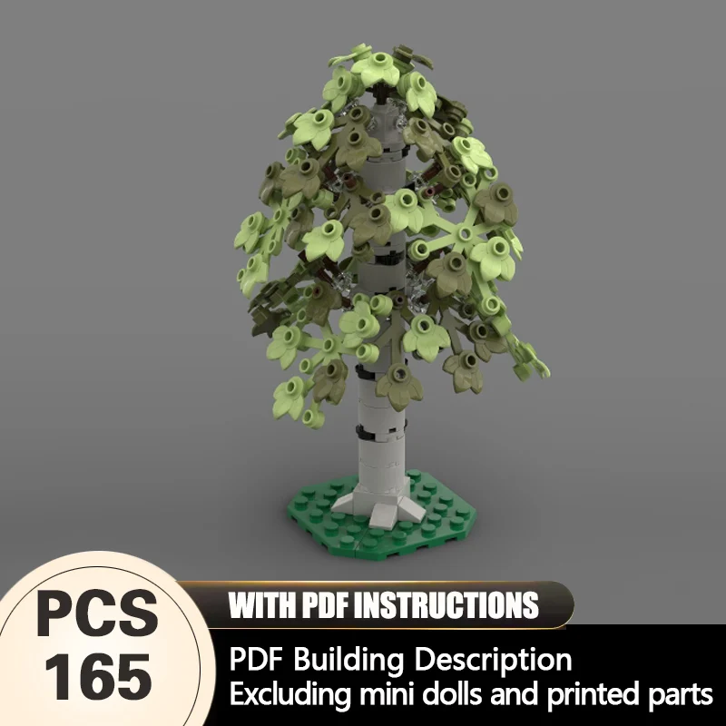 

Creators Animal Series Model MOC Building Bricks Birch Tree Modular Technology Gifts Holiday Assemble Children Toys Suit