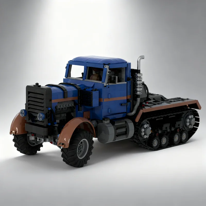 

3158pcs MOC Scammell Modified Halftrack Technical Model Building Blocks Creative DIY Gift Display Decor Assemble Premium Adult