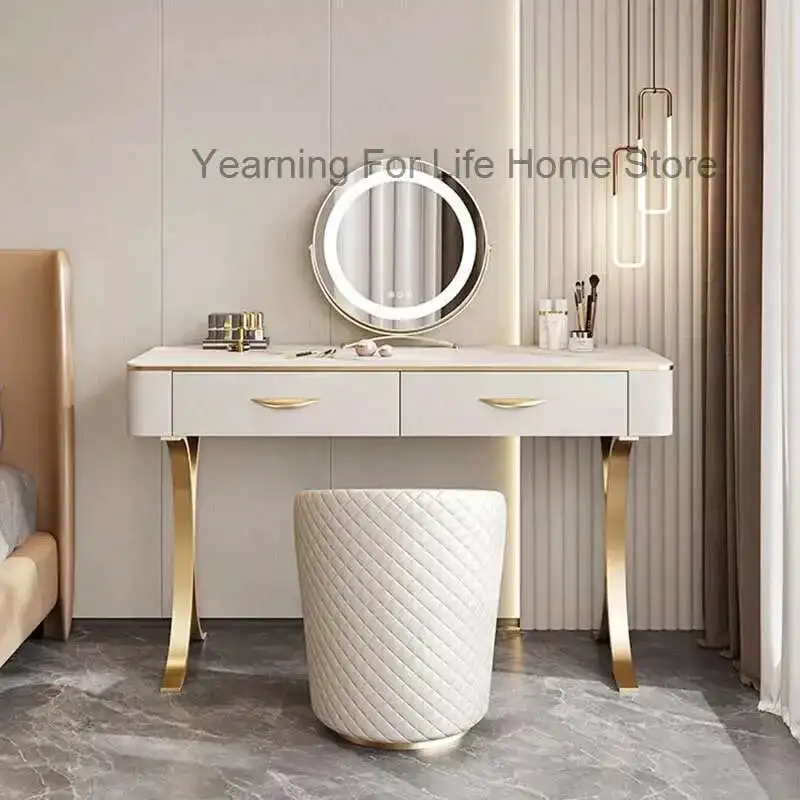 

Storage Cheap Vanity Table White Mini Makeup Nordic Dressing Table Desk Mobile Penteadeiras De Maquiagem Room Furniture