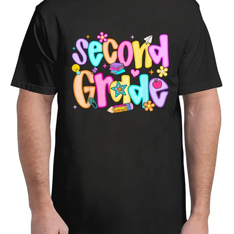 

Футболка для девочек в стиле преппи второго класса «Снова в школу», размер 2 года для учителей, S 4XL