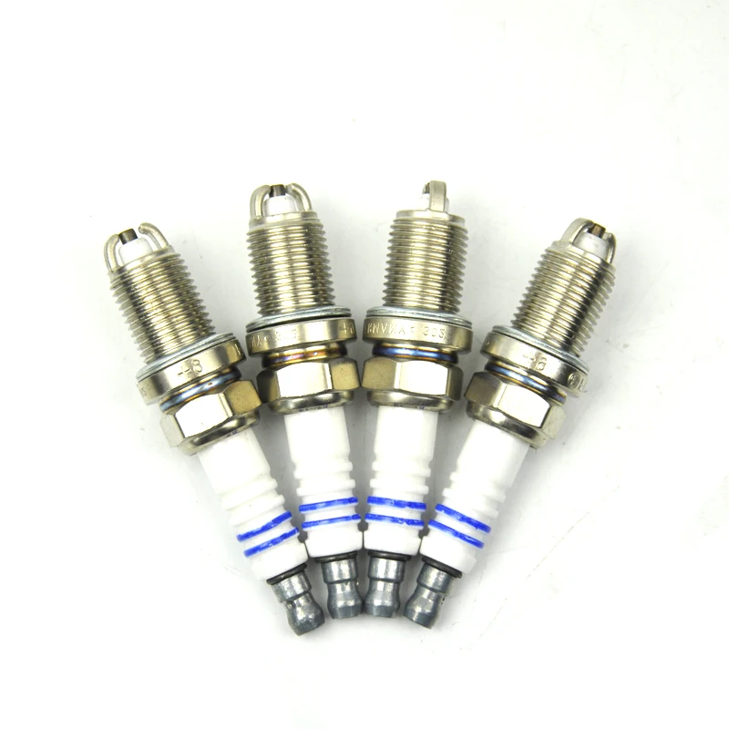 

4pcs FLR8LDCU+ +9 7404 Spark Plug For VW Passat Golf Audi BWM E34 E36 E39 Chevrolet Suzuki Opel Daewoo 0242229654