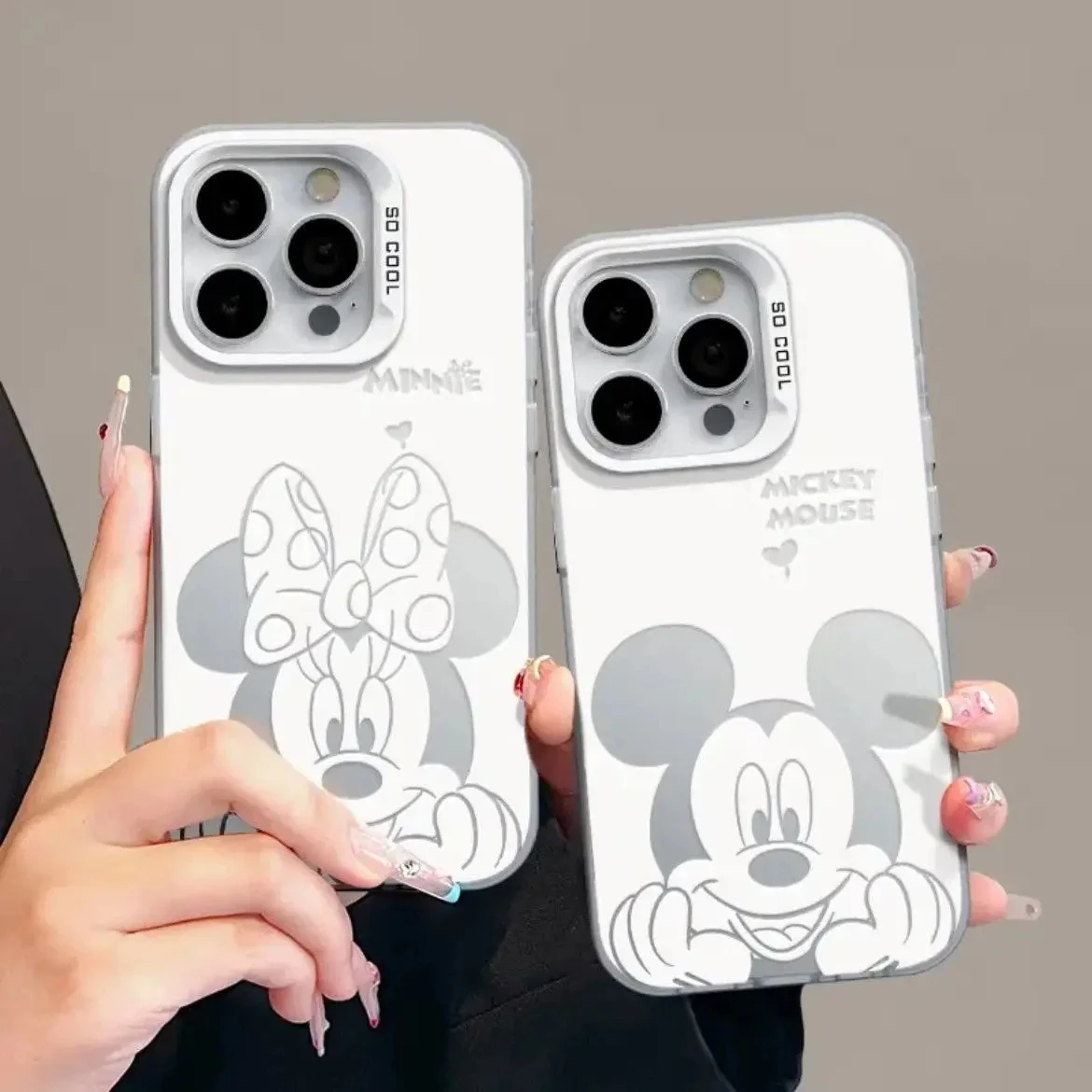 Disney Mickey Minnie Mouse Case for Xiaomi Redmi 13C 9C Note 7 8 9 9S 10 11 12 13 Pro K60 Ultra 5G Matte Shockproof Back Cover