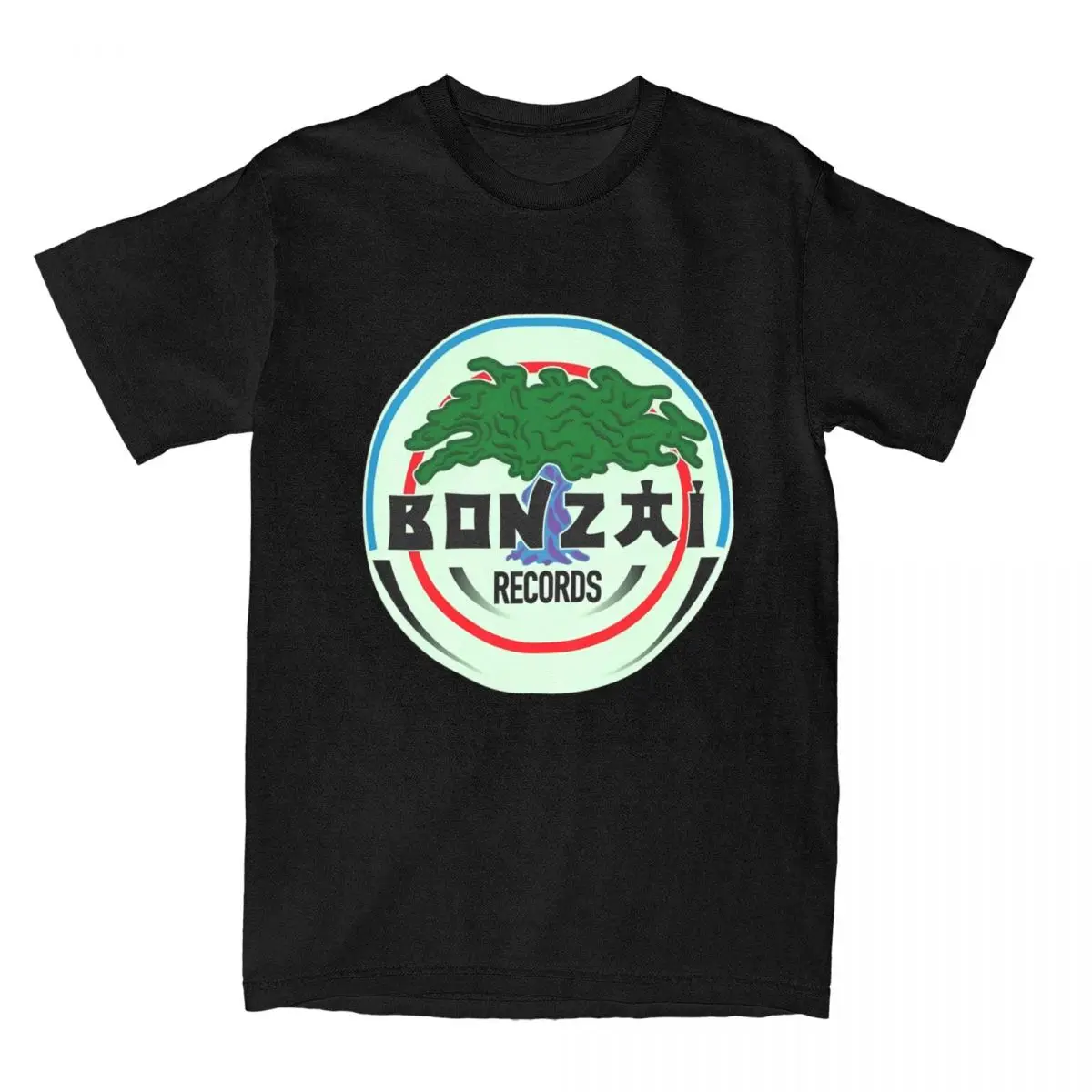 Bonzai Records T Shirts Daily Stylish Versatile Cotton Vintage Short Sleeve Men Women Amusing Harajuku Streetwear Unisex Tops