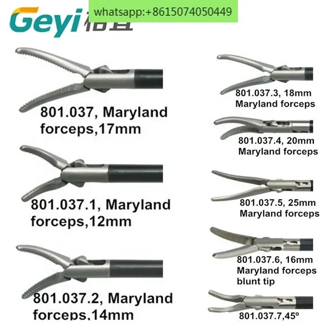 Reusable Laparoscopic Maryland Anatomical Forceps Complete Surgical Laparoscopic Instruments