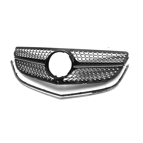 Front Grill Center Grille Hood Mesh Grid For Mercedes Benz E Coupe 2 Door C207 A207 W207 2014-2017