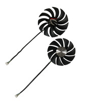 2pcs/Set,GAA8S2U GA92S2U,ZT-A30700E-10P GPU Cooler Fan,For ZOTAC GAMING RTX 3070 Twin Edge,For ZOTAC RTX 3060Ti AMP White