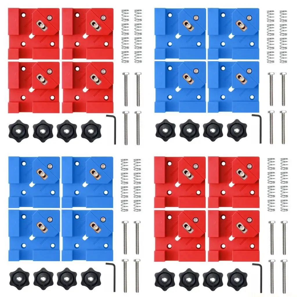 

A2BE 4 шт. универсальные зажимы под углом 90°, деревообрабатывающий инструмент, точное выравнивание, деревянные зажимы для под