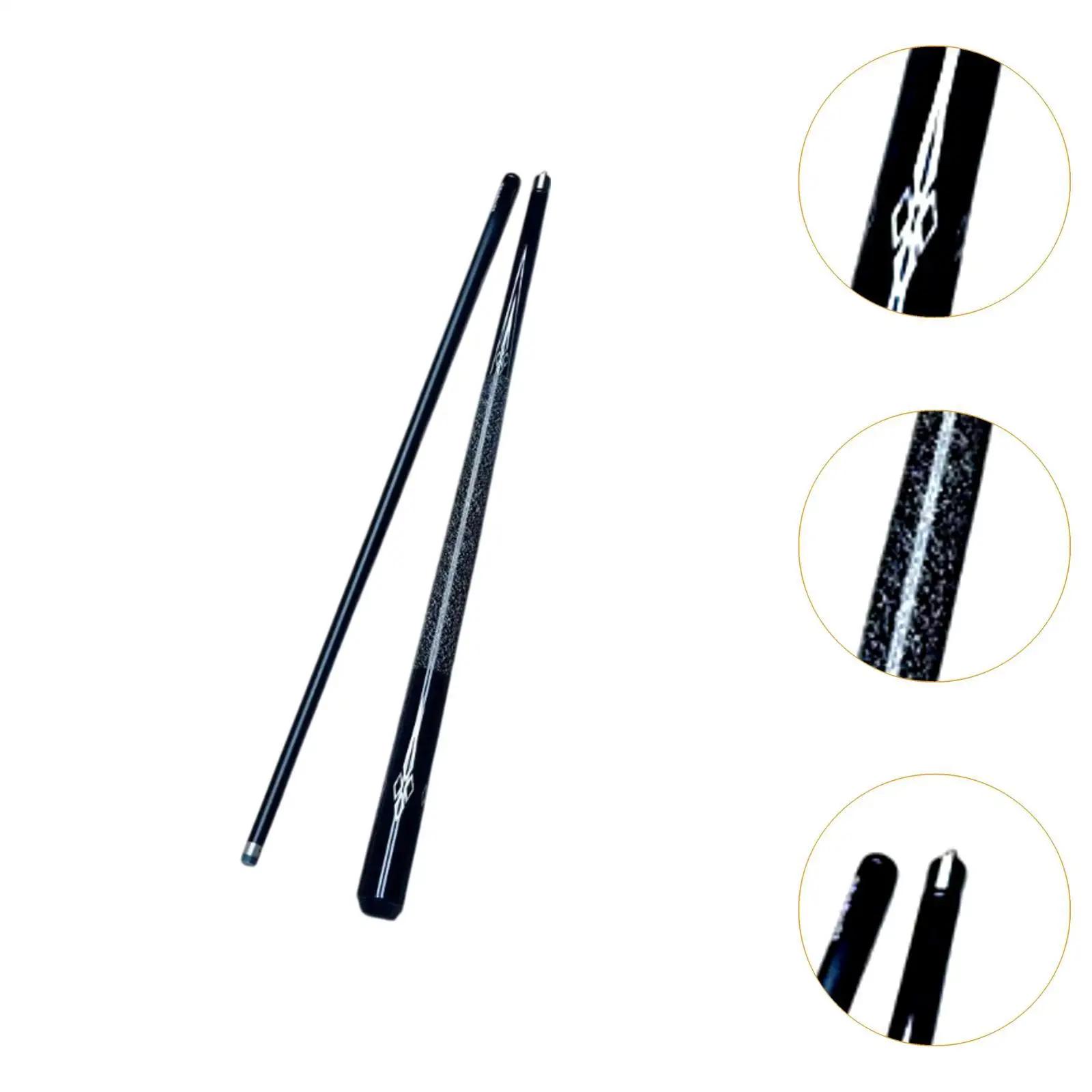 

Wood Billiard Pool Cue Stick Split Design Practice Cue for Table Billiards Beginner Adult Game Equipment