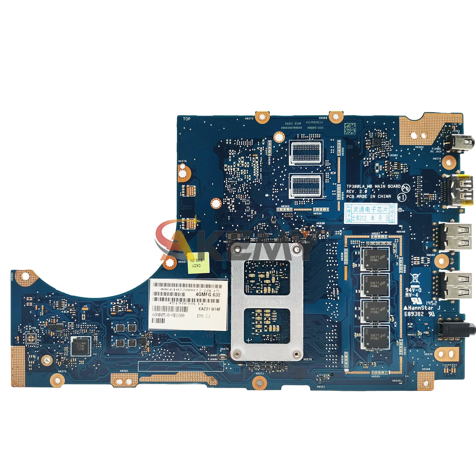 TP300LA ノートパソコンのマザーボード Asus VivoBook フリップ TP300LA TP300LD Q302L TP300LJ TP300L TP300LN TP300LAB メインボード I3 I5 I7 CPU